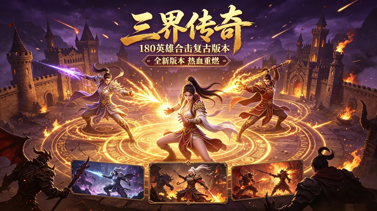三界传奇 经典攻沙热血再现